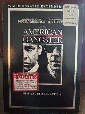 American Gangster 2-Disc DVD Set Unrated Extended Edition